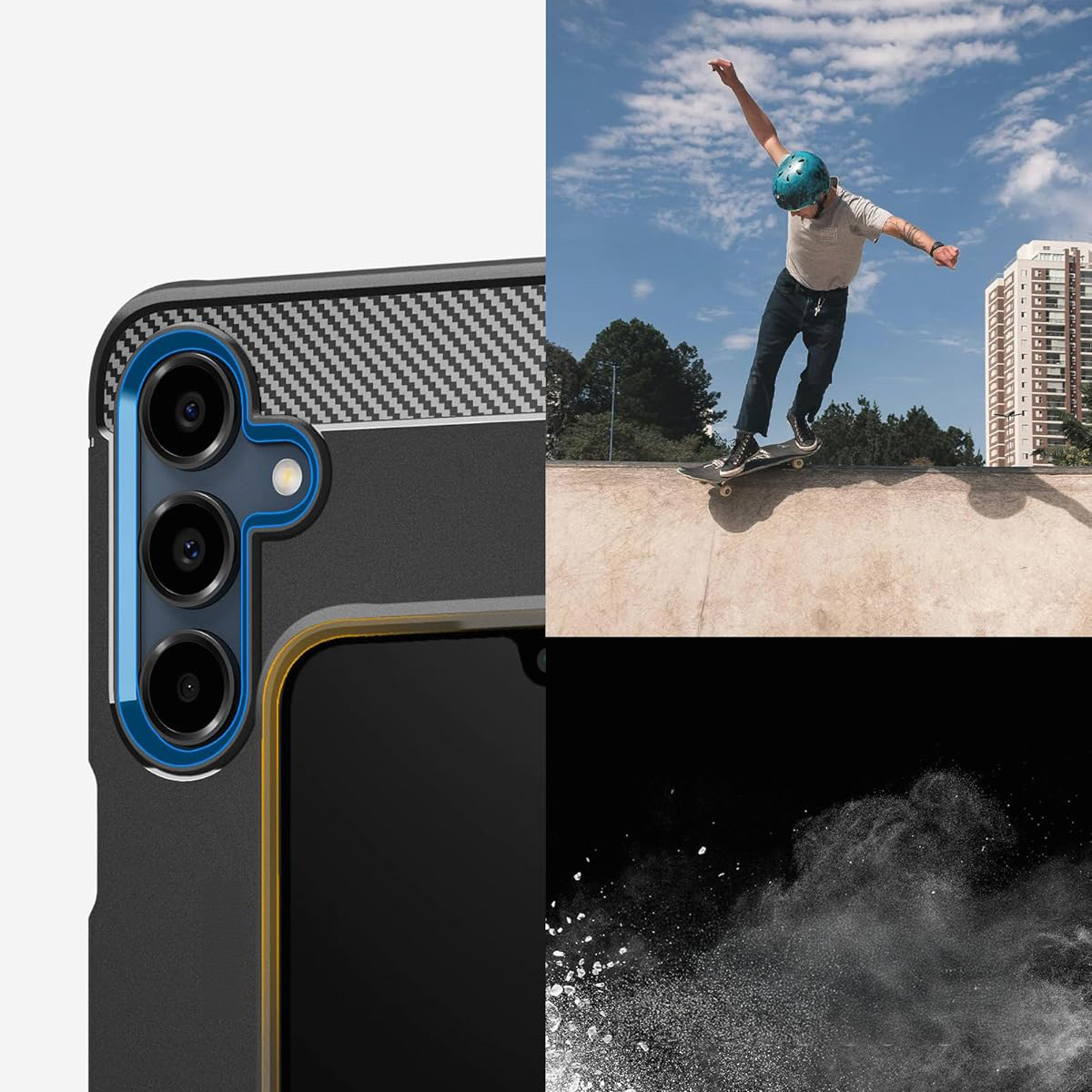Etui Spigen Rugged Armor do Galaxy A16 4G / 5G, czarne